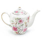 Pink Camellia Fine Porcelain Teapot