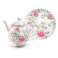 Pink Camellia Fine Porcelain Tea For One Set