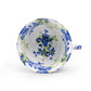 Blue Botanical Garden Three-Foot Fine Porcelain Cup