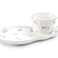 Petite Wildflowers Fine Porcelain Tea Snack Set