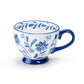 Blue Wildflower Latte Mug