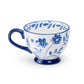 Blue Wildflower Latte Mug