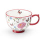 Butterfly Garden Fine Porcelain Latte Mug Set of 4