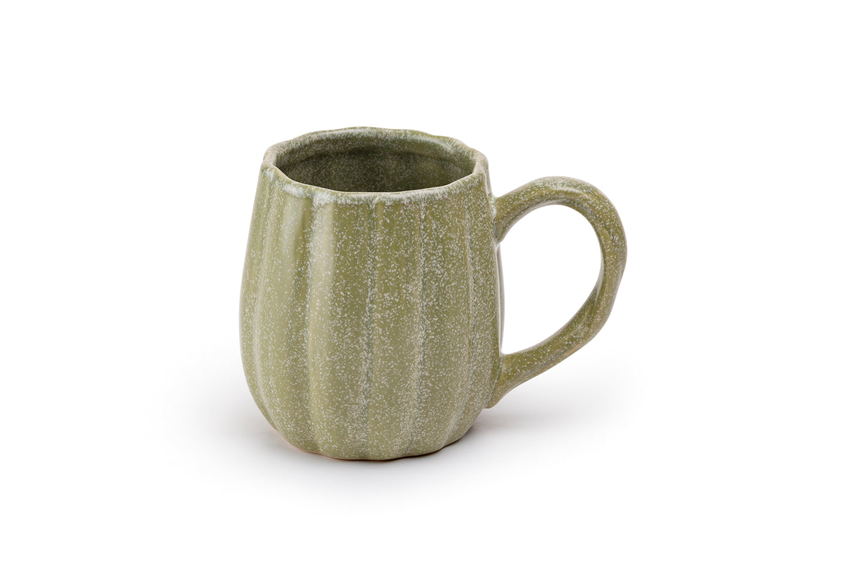 Sage Green Pumpkin Vine Mug