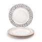 Golden Leopard Fine Porcelain Dessert/Dinner Plate