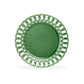 Green Heirloom Fine Porcelain 8.15" Dessert/11.15" Dinner Plate