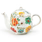 Fall Bloom Fine Porcelain Teapot