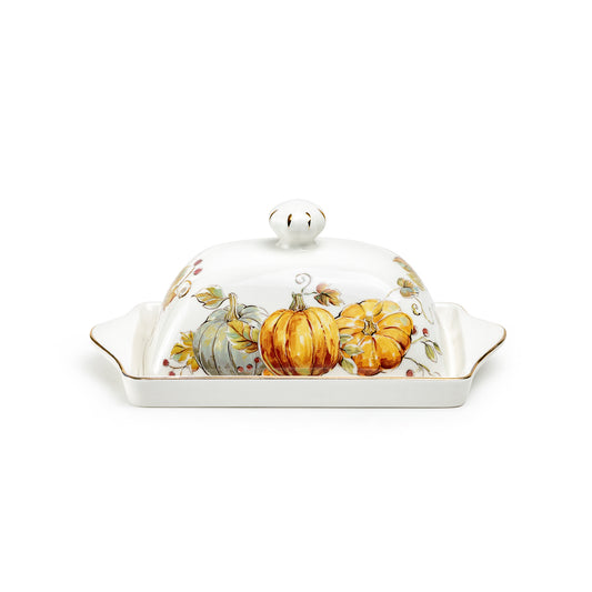 Autumn Harvest Pumpkin Butter Dish