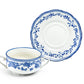 Blue Heritage Toile Fine Porcelain Soup Bowl with Saucer