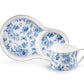 Blue Butterfly Garden Fine Porcelain Tea Snack Set