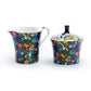 Stechcol Gracie Bone China Mad Hatter Sugar & Creamer Set