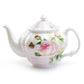 Stechcol Gracie Bone China Rose Garden Bone China Teapot