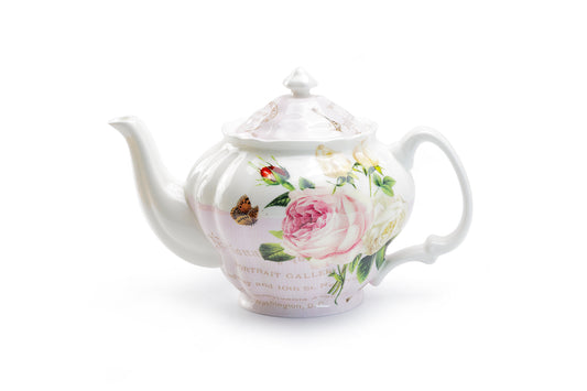 Stechcol Gracie Bone China Rose Garden Bone China Teapot