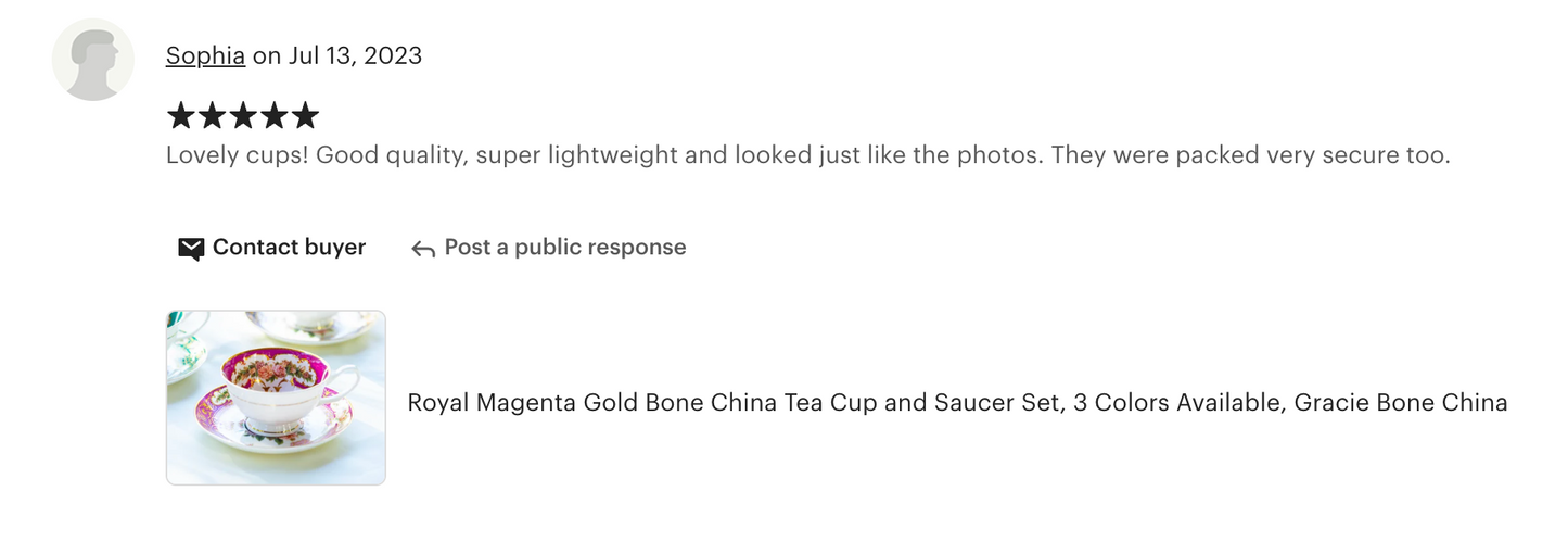 Royal Magenta Gold Bone China Tea Cup and Saucer