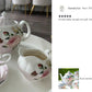 Rose Garden Bone China 11-Piece Tea Set