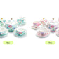 Pink Flower Garden Fine Porcelain Tea Set