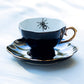 Grace Teaware black widow spider tea cup