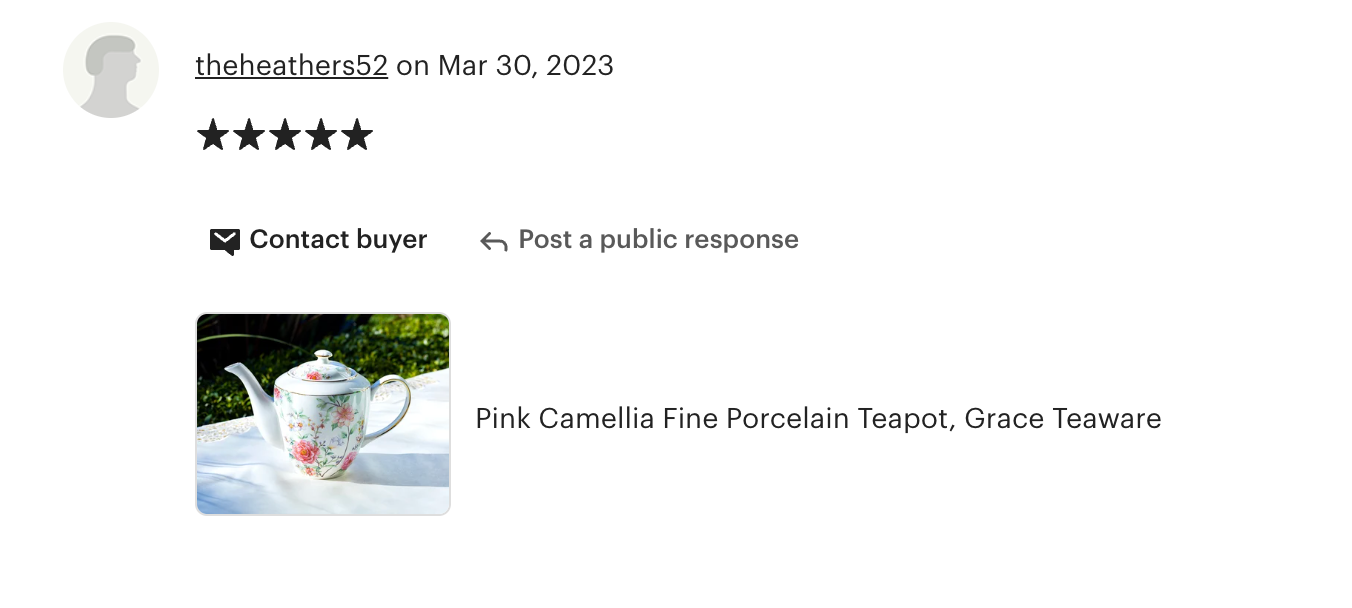 Pink Camellia Fine Porcelain Teapot