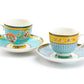 Grace Teaware Emperor Garden Fine Porcelain Tea cup and saucer