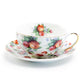 Grace Teaware Eye of Newt Floral Tea Cup and Saucer