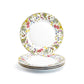 Grace Teaware Poppy Meadow Fine Porcelain Dessert Plate Set of 4