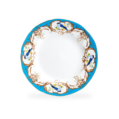 Grace Taeware 7.5" Finch Blue Fine Porcelain Dessert Plate