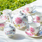 Grace Teaware Hydrangea Garden Butterfly Fine Porcelain tea set