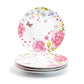 Grace Teaware Hydrangea with Butterflies Fine Porcelain Dinner Plate set of 4