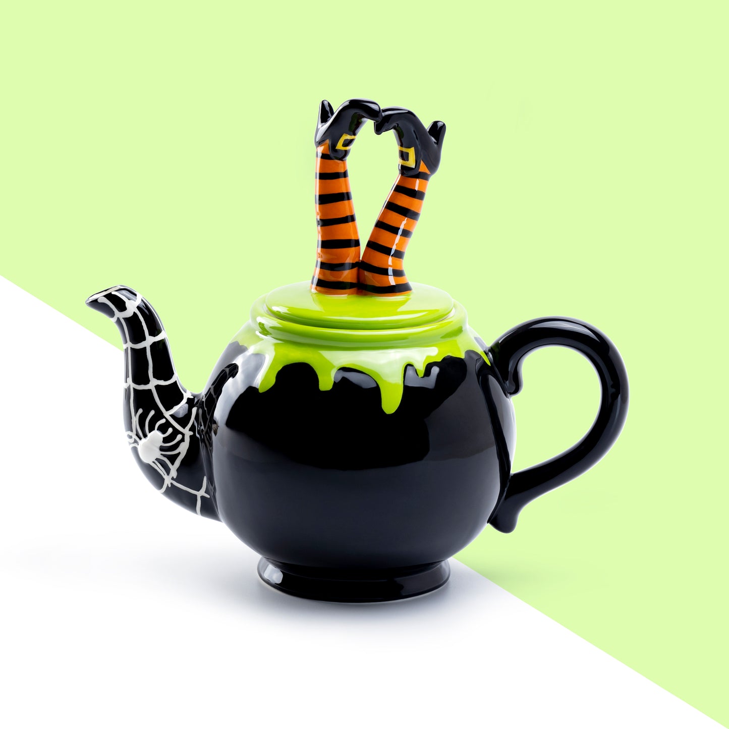 Potter's Studio Halloween Witch's Cauldron Teapot