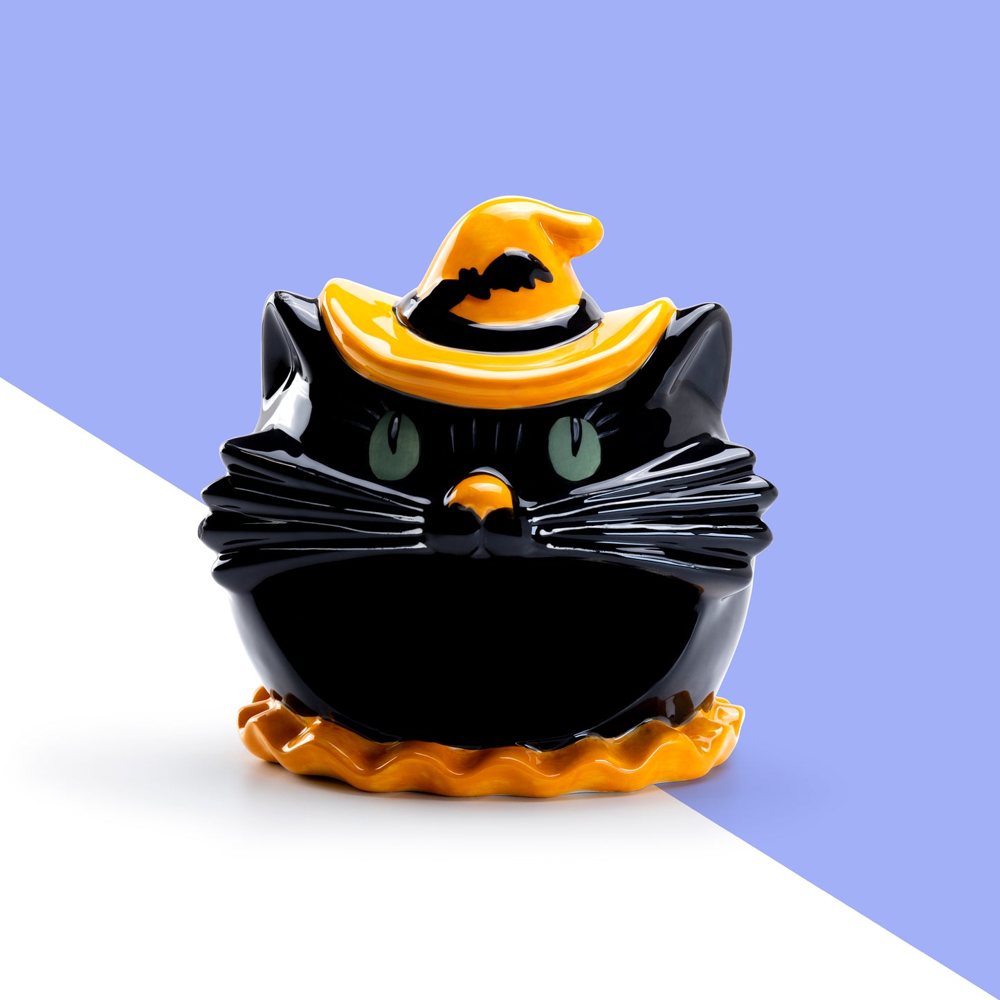 Potter's Studio Halloween Candy Bowl Black Cat