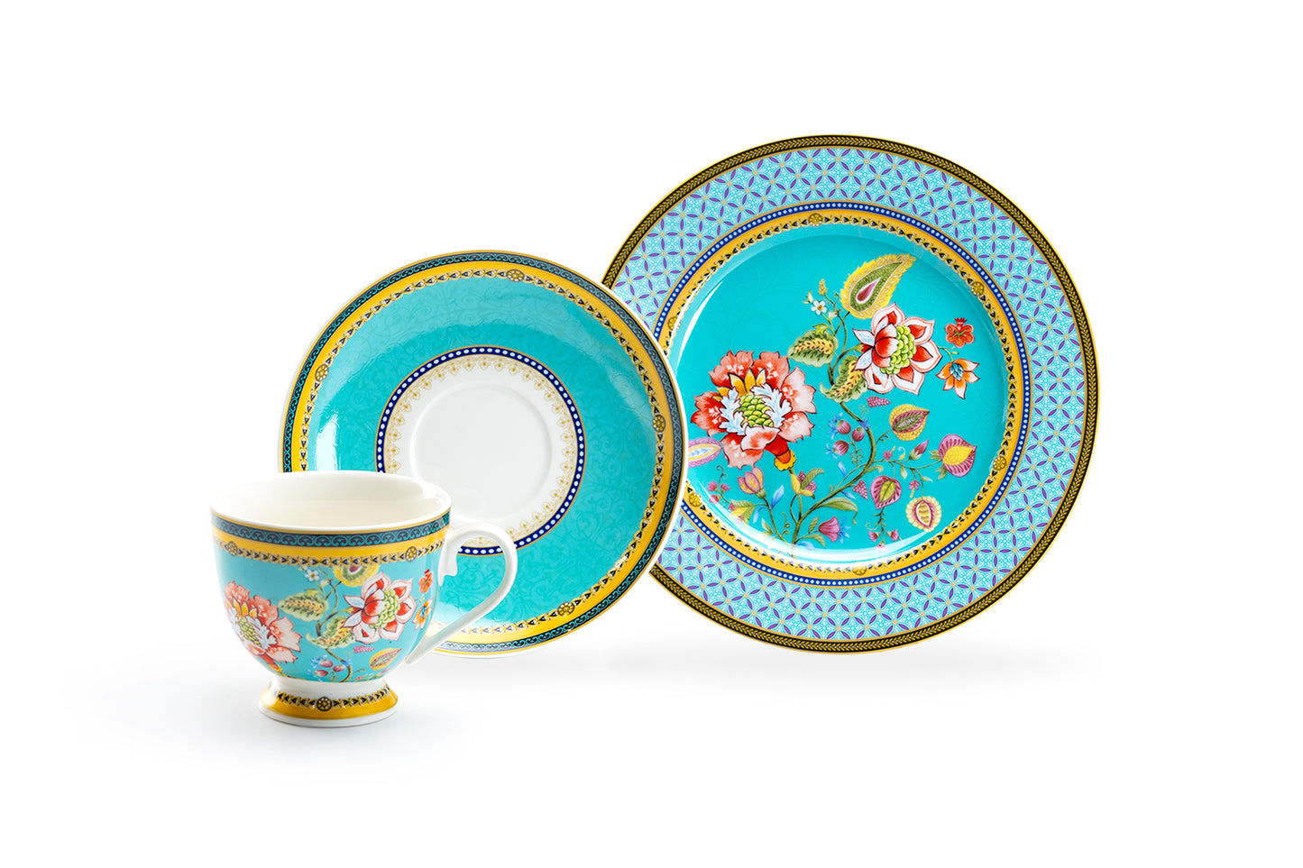 Emperor's Garden Fine Porcelain Tea Set