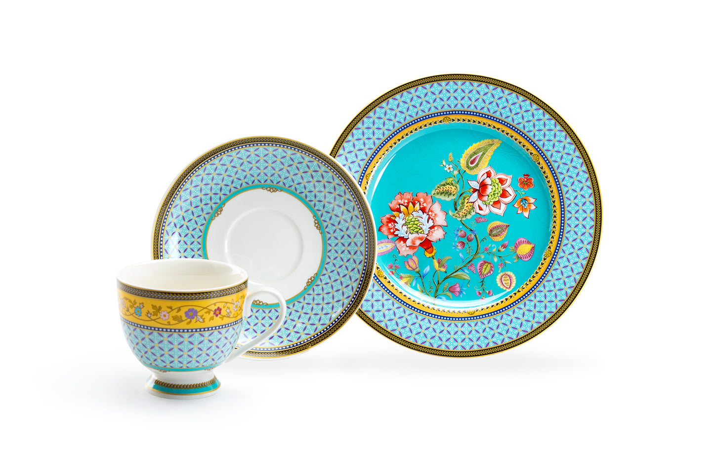 Emperor's Garden Fine Porcelain Tea Set