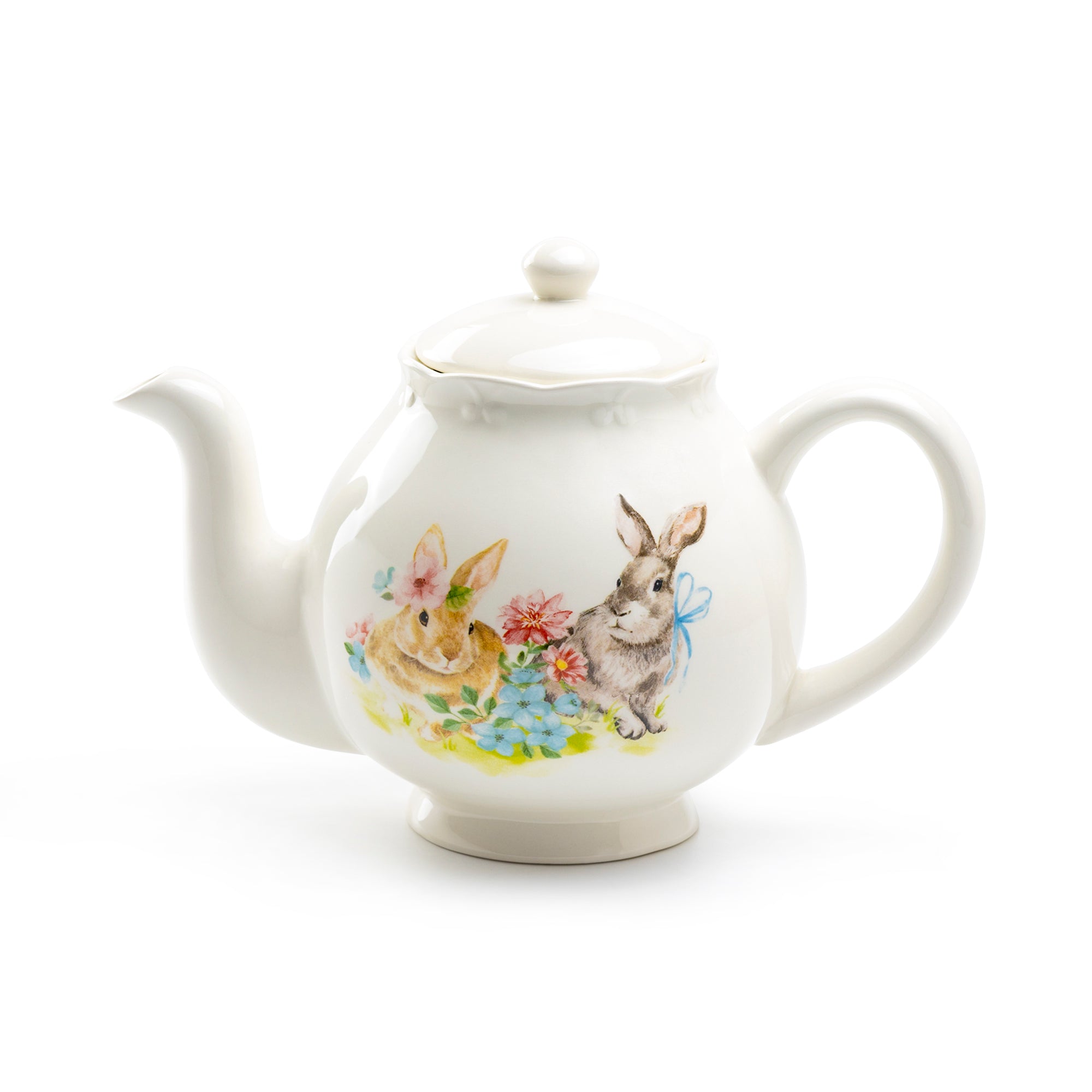 Grace Teaware Flower Bunny Scallop Teapot – Gracie China Shop