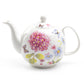 Grace Teaware Hydrangea Garden Butterfly Teapot