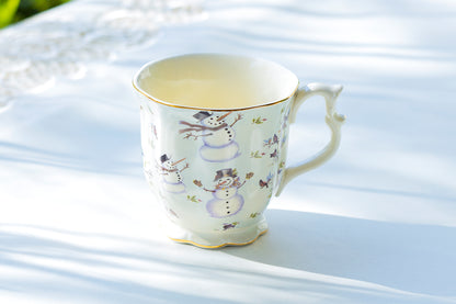 Grace Teaware Holiday Snowman Mug