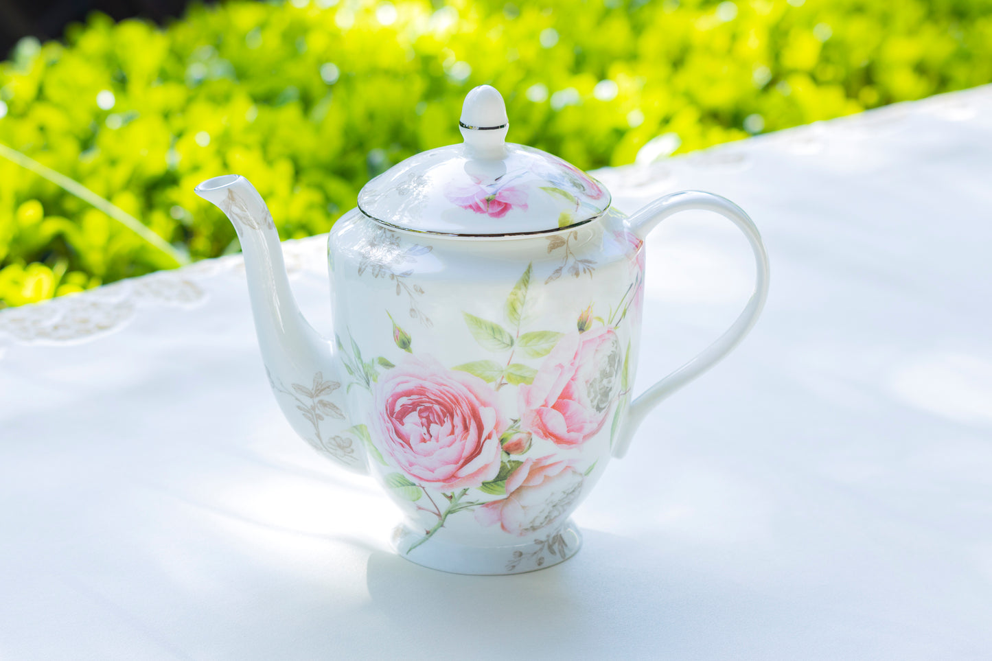 Beau Rose Bone China Tea Set