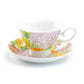 Hydrangea Garden Bone China Tea Cup and Saucer