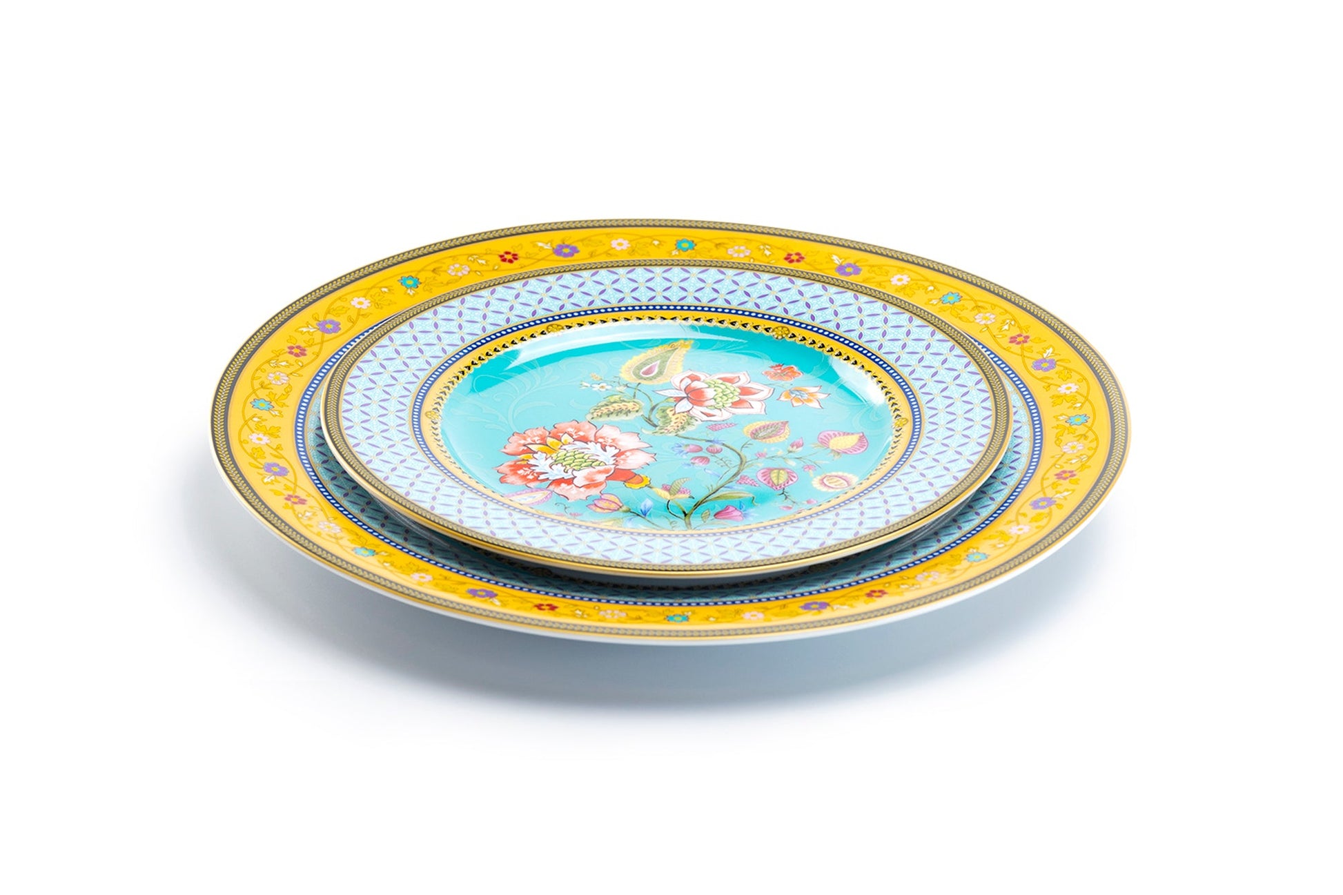 Grace Teaware Emperor Garden Fine Porcelain dessert dinner plate set