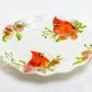 Christmas Holiday Red Cardinals 10.5" Large Ceramic Platter