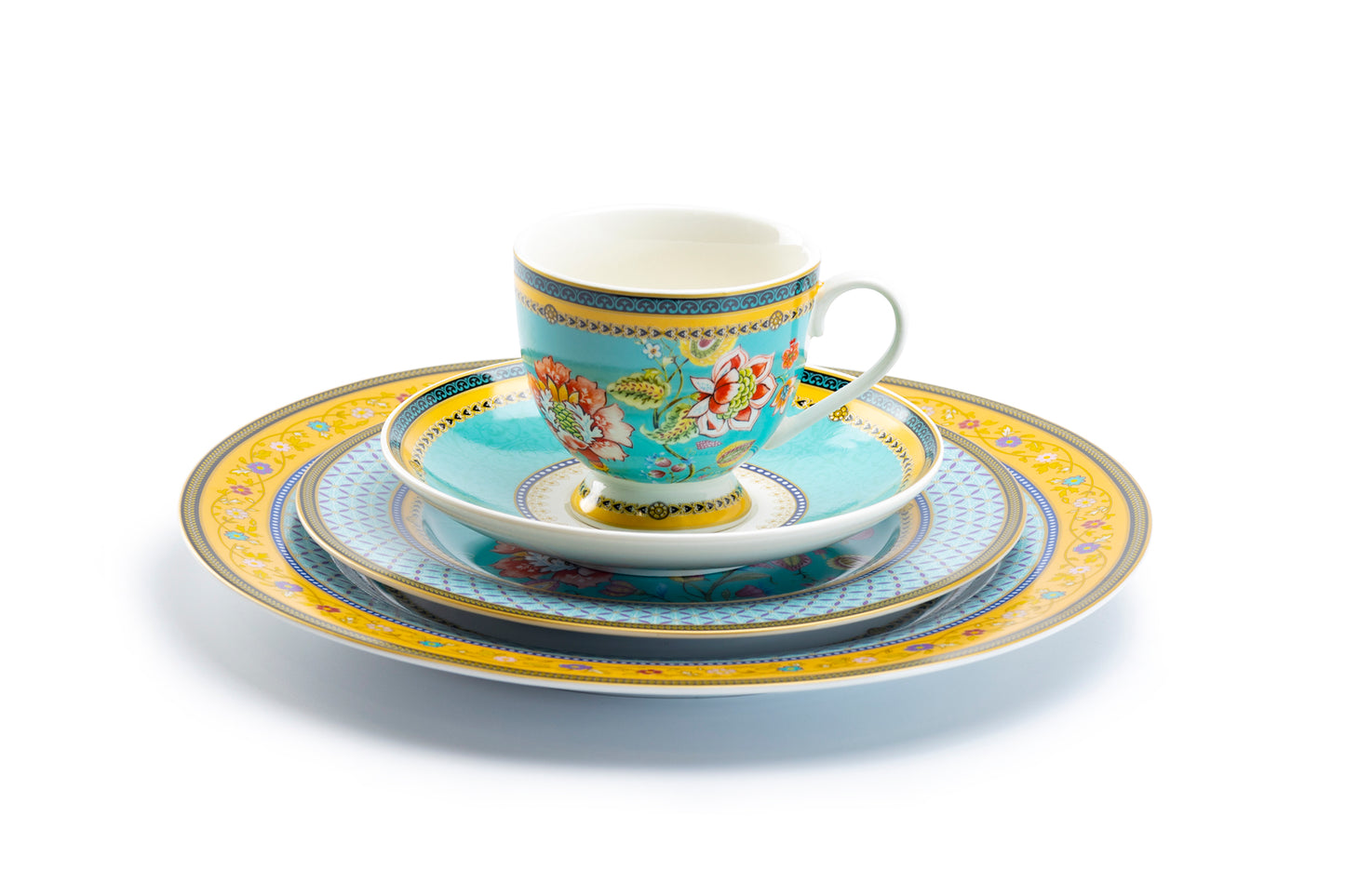 Emperor's Garden Fine Porcelain Tea Set