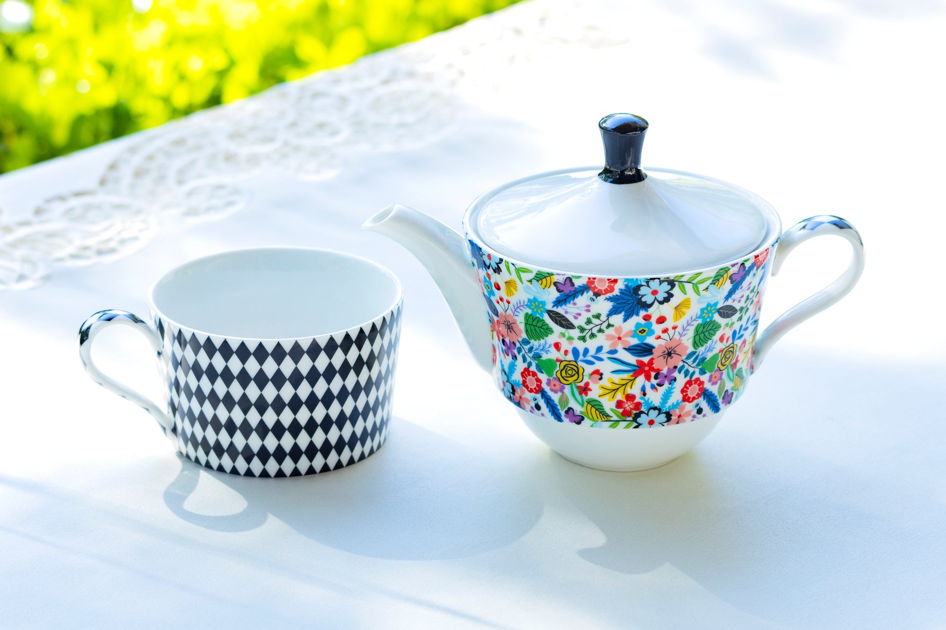 Gracie China Mad Hatter Fine Porcelain Tea For One Set