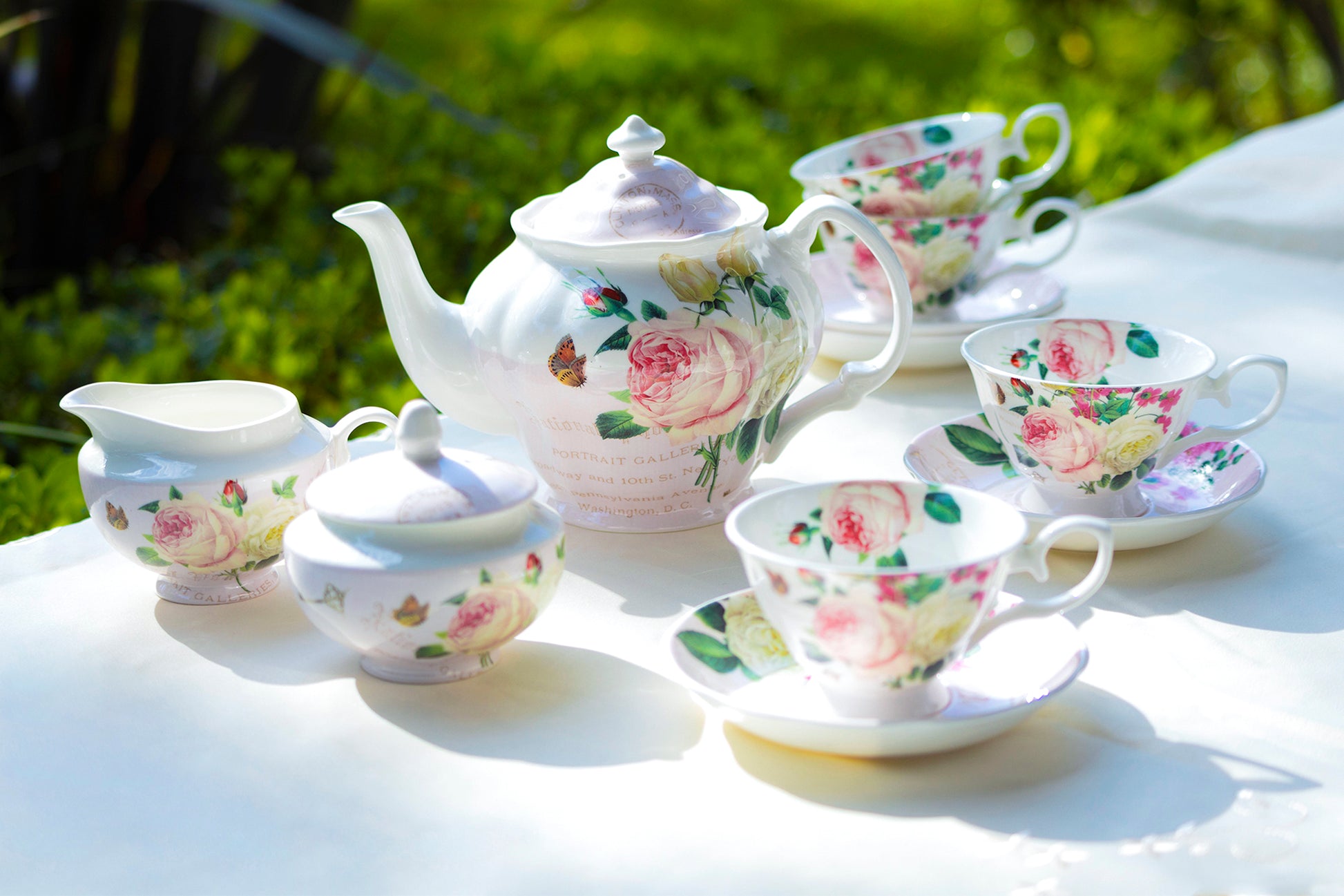 Stechcol Gracie Bone China Summer Meadow Tea Set – GracieChinaShop