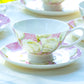 Gracie Bone China Rose Pink Tea Cup and Saucer