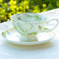Iceberg Rose Bone China Tea Cup and Saucer