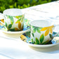 leaves cup and saucer