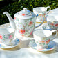 Grace Teaware Pink Camellia Fine Porcelain Tea Set