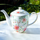 Grace Teaware Pink Camellia Fine Porcelain Teapot
