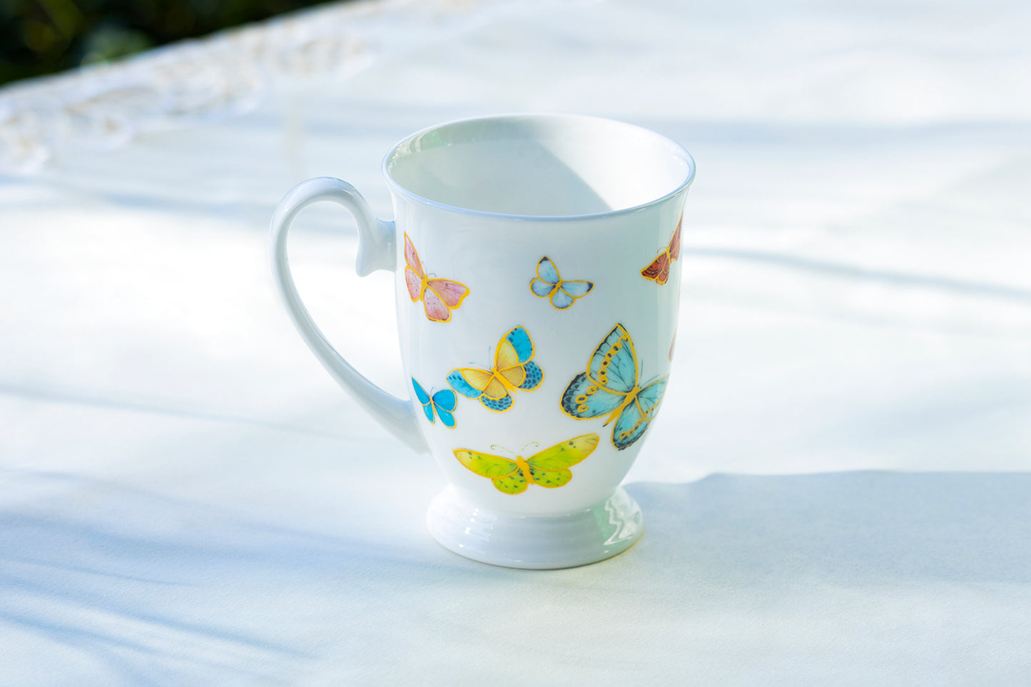 Stechcol Spring Butterfly Bone China Mug