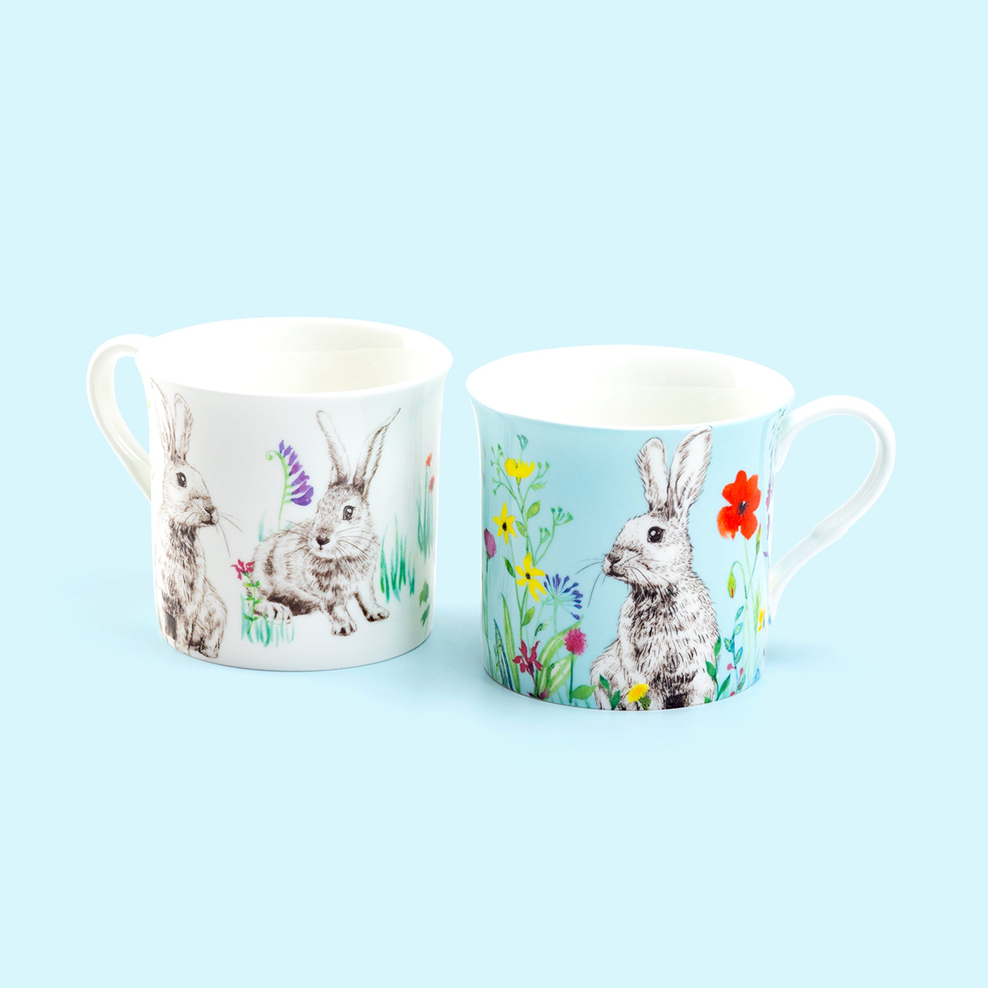 Stechol Gracie Bone China Easter Bunny Mugs