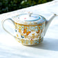 Blue Butterflies Fine Porcelain Teapot